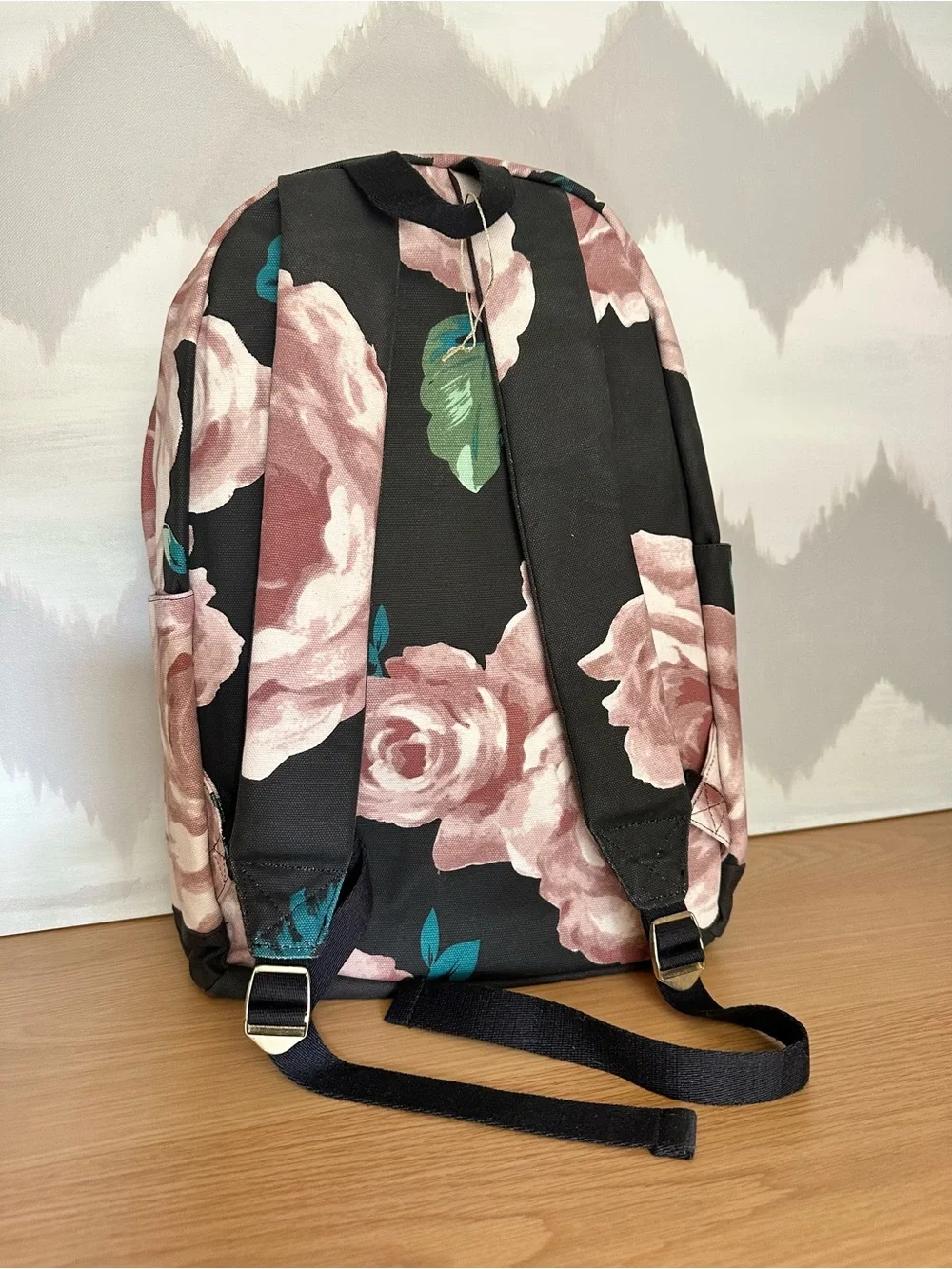 Pottery Barn Teen Emily Meritt Bed of Roses Backpack Bag